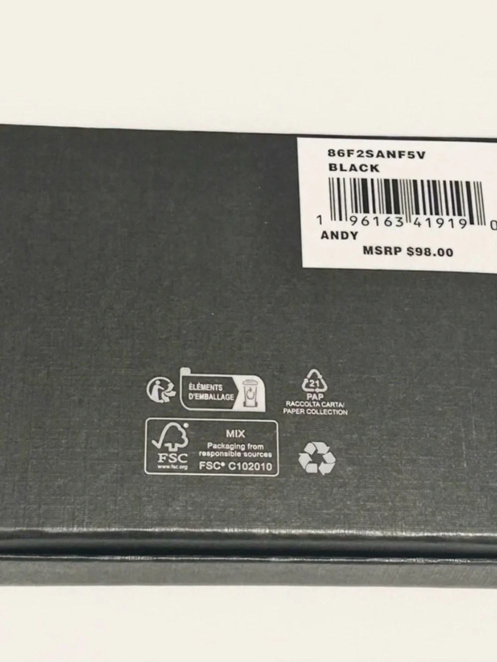 🩶 NWT Authentic Michael Kors Black Slim not bulky “Andy”Wallet Brand New Luxury